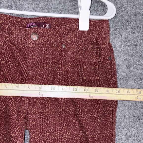 PrAna Pants Womens Size 4 Raisin Trinity Cord casual Organic - Picture 5 of 10